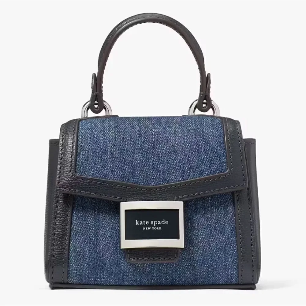 Katy Denim Micro Crossbody